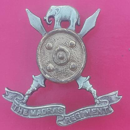 (India) The Madras Regiment - Cast Bi-Metal Cap Badge