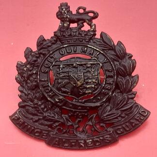 (South Africa) Prince Alfred's Guard - Blackened Brass Cap Badge