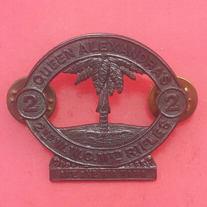 (New Zealand) Queen Alexandra's Squadron (R.N.Z.A.C.) - Cap Badge
