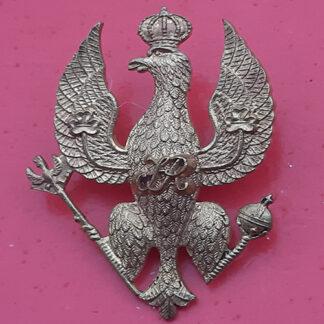 The King's Royal Hussars - Gilding Metal Cap Badge