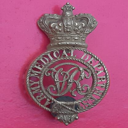 The Army Medical Department - Queen Victoria's Crown Cap Badge