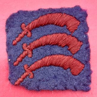 28th (Essex) Anti-Aircraft Searchlight Unit  - Woven Cloth Badge