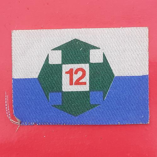 12th Signals Group - Printed Cloth Formation Badge
