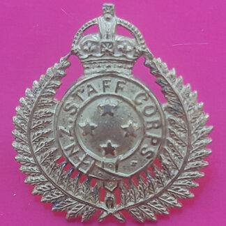 (New Zealand) The New Zealand Staff Corps - Gilding Metal Cap Badge