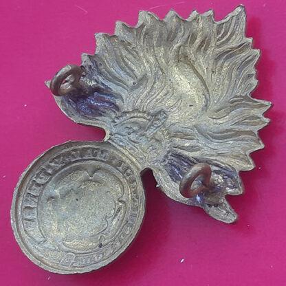 (Canada) The Canadian Fusiliers - King's Crown Gilding Metal Cap Badge - Image 2