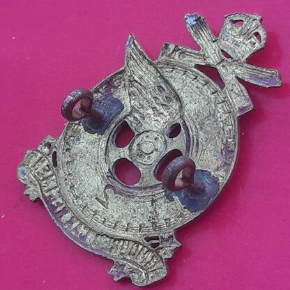 (Canada) 2nd Armoured Car Regiment - King's Crown Gilding Metal Collar Badge - Image 2