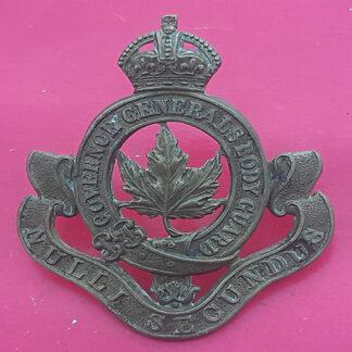 (Canadian Militia) Governor General's Body Guard - King's Crown Cap Badge