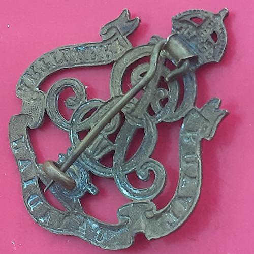 (Canadian Militia) Royal Canadian Artillery - Edward 7th Cap Badge - Image 2