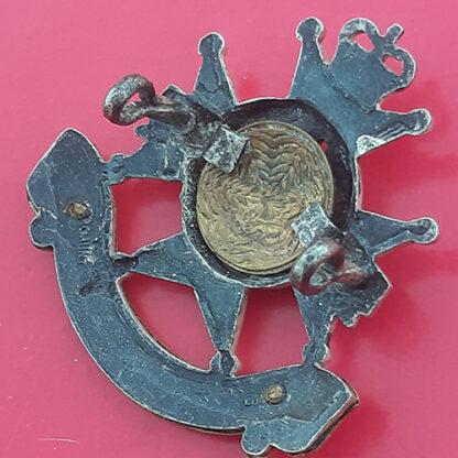 The Sherwood Foresters (Notts & Derby) - Officer's Silver & Gilt Cap Badge - Image 2
