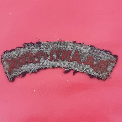 The Royal Artillery Airborne - WW2 R.A Anti-Tank Woven Cloth Shoulder Title - Image 2