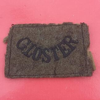 The Gloucestershire Regiment - Cloth Slip On Shoulder Board