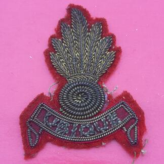Royal Artillery - Cloth Bullion Cap Badge