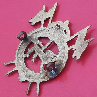 (India) The 2nd Royal Lancers (Gardner's Horse) - King's Crown Gilding Metal Cast Cap Badge - Image 2