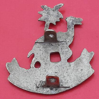(India) The Mekran Militia Frontier Force - White Metal Cast Cap Badge - Image 2