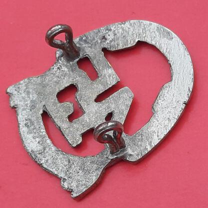 (India) The 45th Cavalry Indian Armoured Corps - White Metal Cast Cap Badge - Image 2