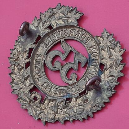 (Canadian Militia) 35th Regiment (Simcoe Foresters) - Gilding Metal Cap Badge - Image 2