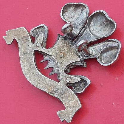 The 3rd Dragoon Guards - Officer's Silver & Gilt Cap Badge - Image 2