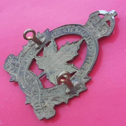 (Canada) The British Columbia Dragoons - King's Crown Gilding Metal Cap Badge - Image 2