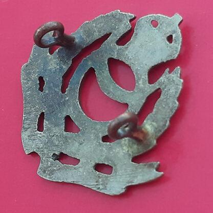 (India) The 15th Punjab Regiment - King's Crown Cast White Metal Cap Badge - Image 2