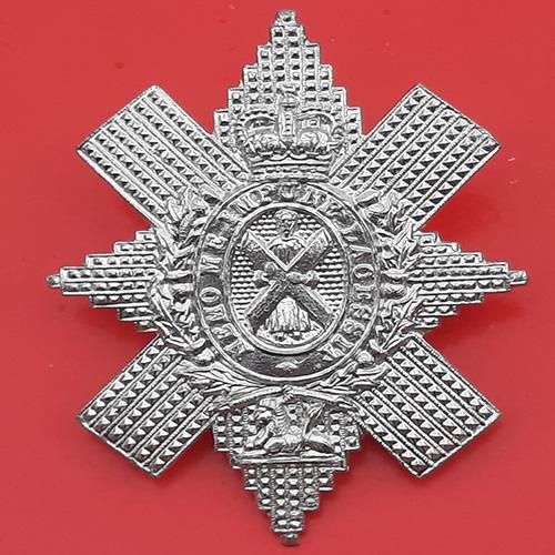 The Black Watch - Silver Anodised Cap Badge