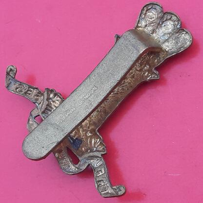 11th Hussars - Gilding Metal Cap Badge - Image 2