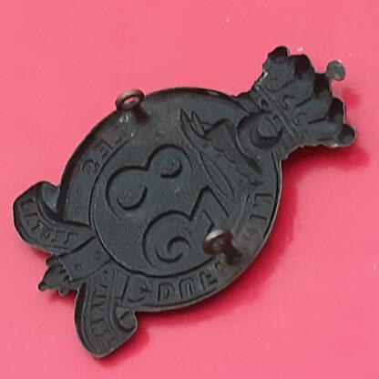 (Canadian Militia) 38th Regiment (Dufferin Rifles) - Officer's Blackened Brass Glengarry Badge - Image 2