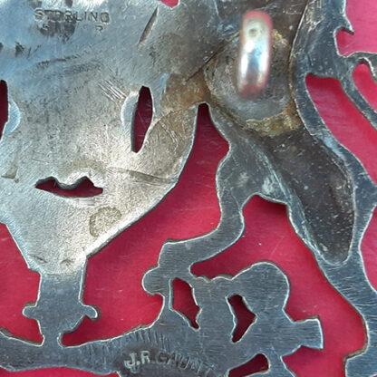 General Service Corps - Officer's Sterling Silver Cap Badge - Image 3