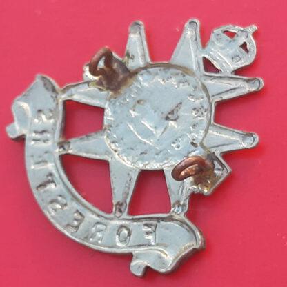 (Canada) The Grey & Simcoe Foresters - King's Crown Bi-Metal Cap Badge - Image 2