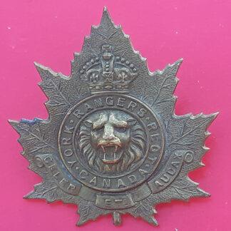 (Canada) The York Rangers Regiment Of Canada - Gilding Metal Cap Badge