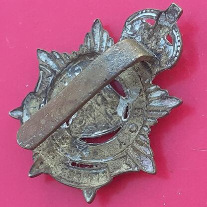 (Canada) The York Regiment - King's Crown Gilding Metal Cap Badge - Image 2