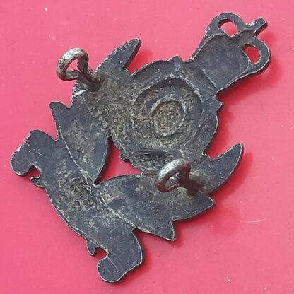 The Intelligence Corps - Queen's Crown Silver Plate Cap Badge - Image 2