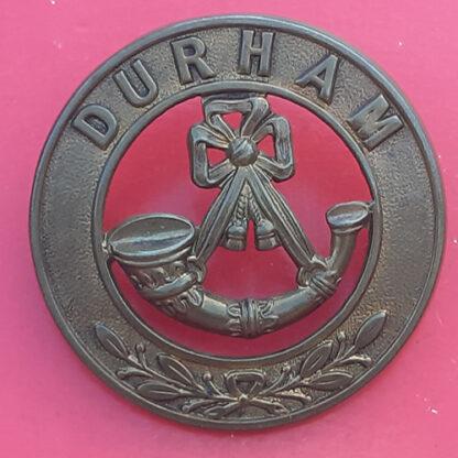The Durham Light Infantry  - Gilding Metal Helmet Plate Centre