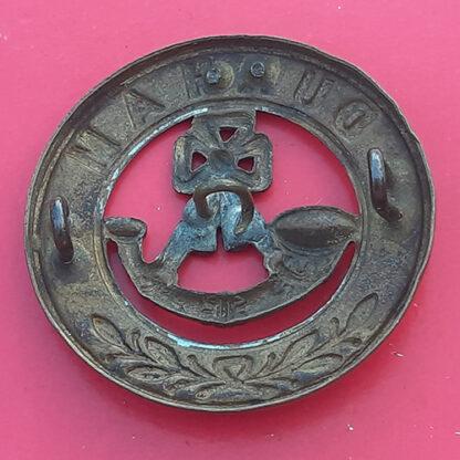 The Durham Light Infantry  - Gilding Metal Helmet Plate Centre - Image 2