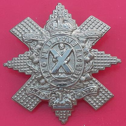 The Royal Highlanders (Black Watch) Regiment - King's Crown Cap Badge