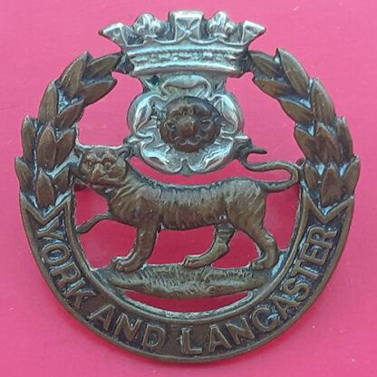 The York & Lancaster Regiment - Bi-Metal Cap Badge