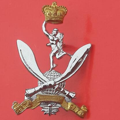 (India) The Gurkha Signals - Bi-Metal Cap Badge