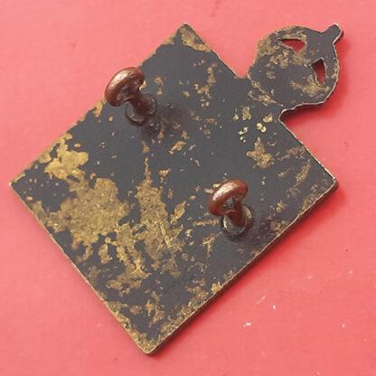 The Royal Army Chaplain's Department - King's Crown Blackened Brass Cap Badge - Image 2
