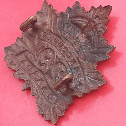 (Canada) WW1 Canadian Expeditionary Force 29th Infantry Battalion (Tobin's Tigers) - Brass Cap Badge - Image 2