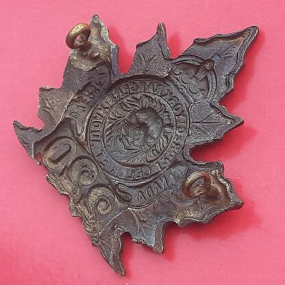 (Canada) WW1 Canadian Expeditionary Force 220th Infantry Battalion (York Rangers) - Brass Cap Badge - Image 2