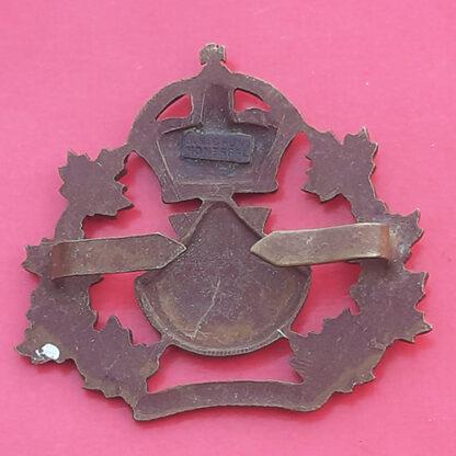 (Canadian Militia) 44th Lincoln & Welland Regiment - Officer's Service Dress Cap Badge - Image 2