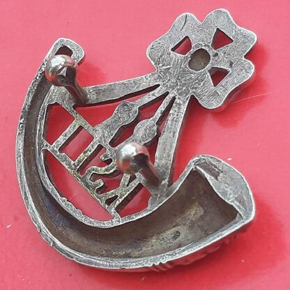 The King's Shropshire Light Infantry - Hallmarked Silver Cap Badge - Image 2