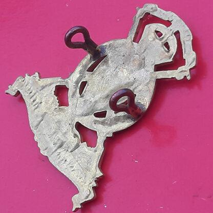 (Canada) Le Regiment De Quebec - King's Crown Gilding Metal Cap Badge - Image 2