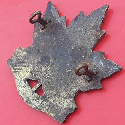 (Canada) The Oxford Rifles - Blackened Brass Officer's Cap Badge - Image 2
