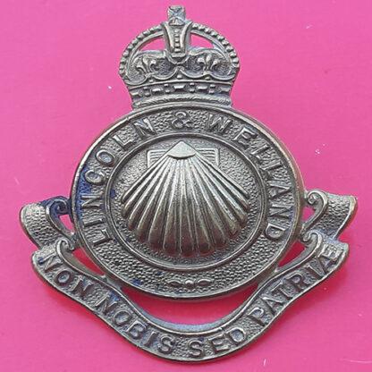 (Canada) The Lincoln & Wellend Regiment - Gilding Metal Cap Badge