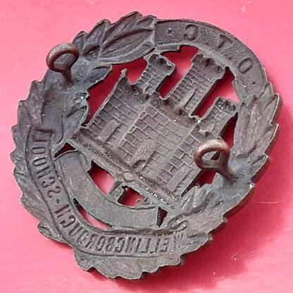 Wellingborough School Officer Training Corps - Bronzed Brass Cap Badge - Image 2