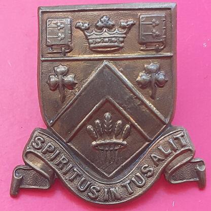 Clifton College Officer Training Corps - Gilding Metal Cap Badge