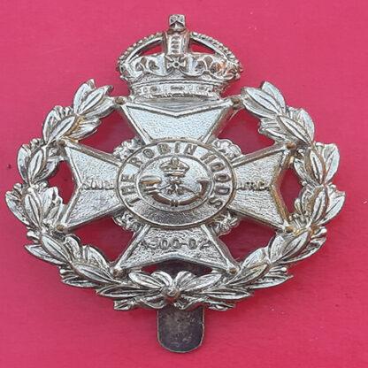 The Robin Hood Battalion - King's Crown Chrome Cap Badge