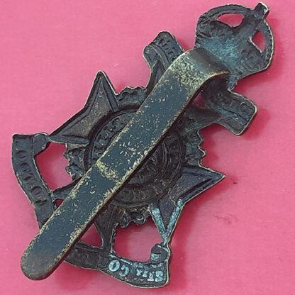 The 21st First Surrey Rifles - KIng's Crown Blackened Brass Cap Badge - Image 2