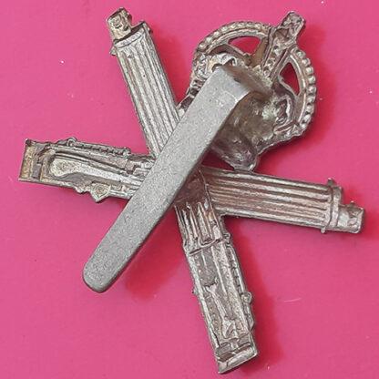 The Machine Gun Corps - King's Crown Gilding Metal Cap Badge - Image 2