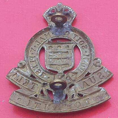 (New Zealand) The New Zealand Army Ordnance Corps - King's Crown Gilding Metal Cap Badge - Image 2